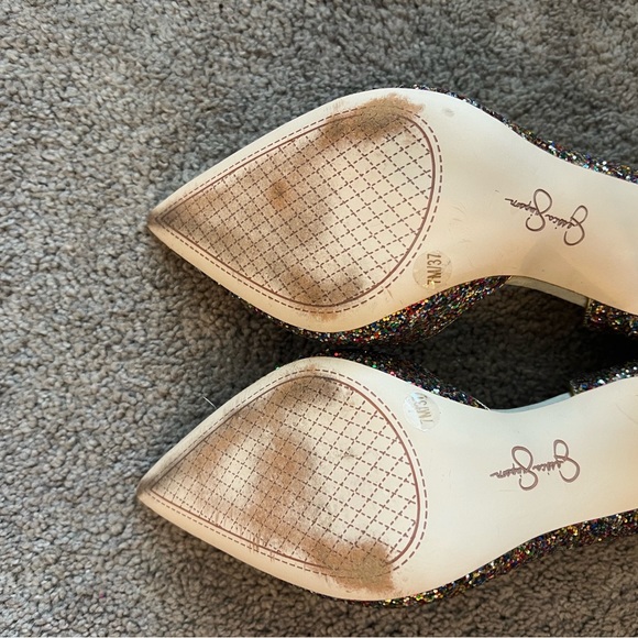 Jessica Simpson confetti sparkle pumps - Picture 2 of 4